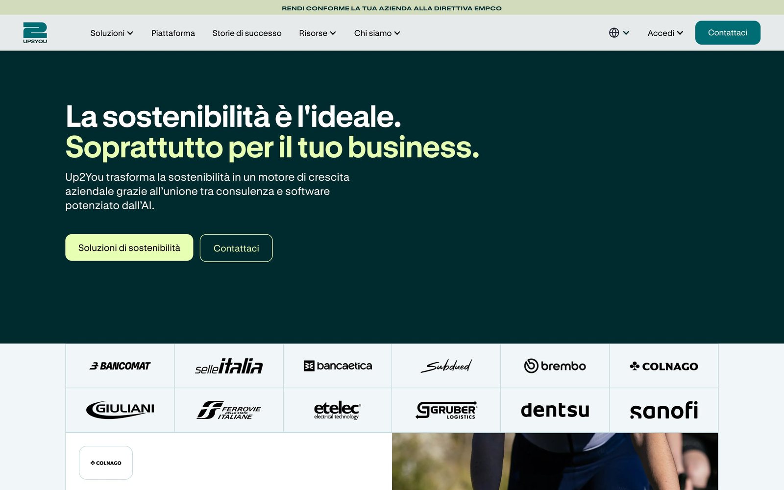 Up2You, la home oggi