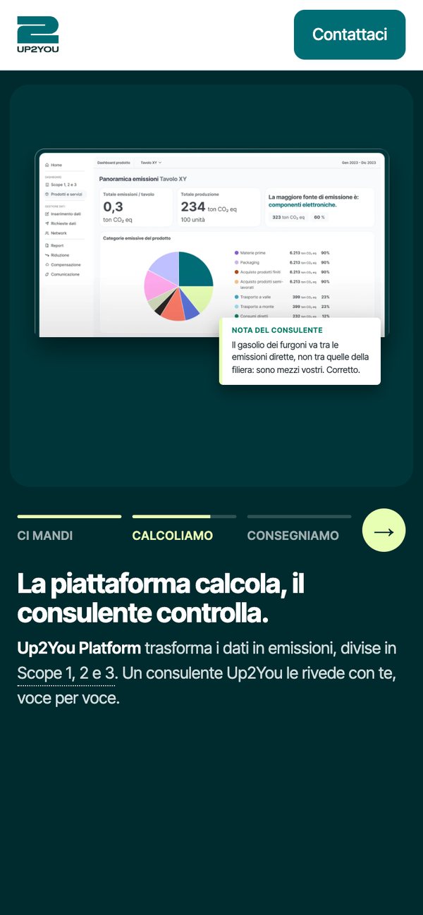 Come funziona, passo 2: la piattaforma e la nota del consulente